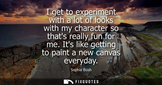 Small: I get to experiment with a lot of looks with my character so thats really fun for me. Its like getting to pain