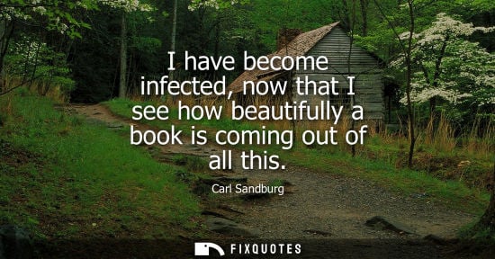 Small: I have become infected, now that I see how beautifully a book is coming out of all this