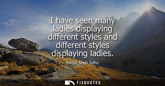 Small: I have seen many ladies displaying different styles and different styles displaying ladies