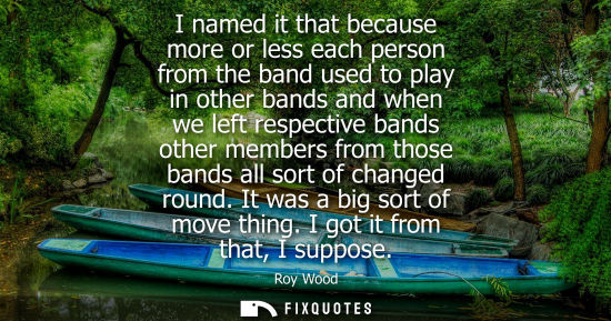 Small: I named it that because more or less each person from the band used to play in other bands and when we 