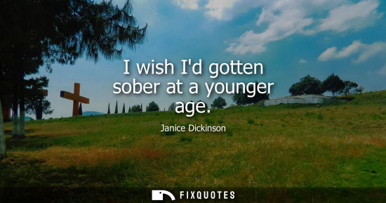 Small: I wish Id gotten sober at a younger age