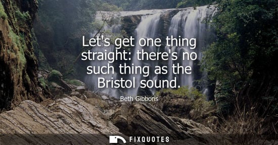 Small: Lets get one thing straight: theres no such thing as the Bristol sound