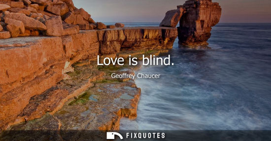 Small: Love is blind
