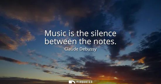 Small: Music is the silence between the notes