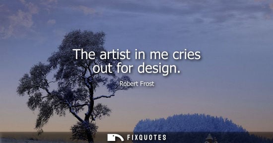 Small: The artist in me cries out for design