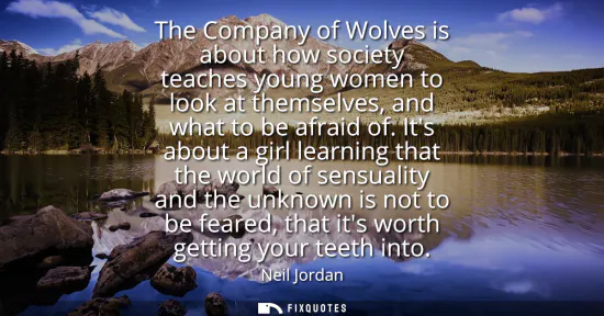 Small: The Company of Wolves is about how society teaches young women to look at themselves, and what to be afraid of