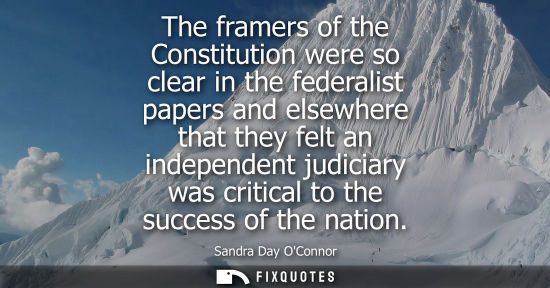Small: The framers of the Constitution were so clear in the federalist papers and elsewhere that they felt an 
