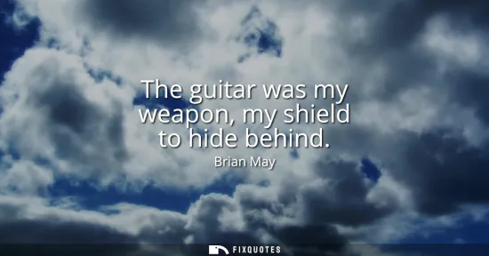 Small: The guitar was my weapon, my shield to hide behind