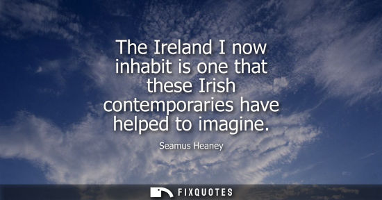Small: The Ireland I now inhabit is one that these Irish contemporaries have helped to imagine