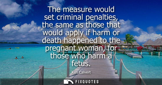 Small: The measure would set criminal penalties, the same as those that would apply if harm or death happened 