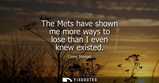 Small: The Mets have shown me more ways to lose than I even knew existed
