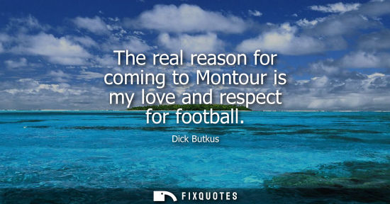 Small: The real reason for coming to Montour is my love and respect for football