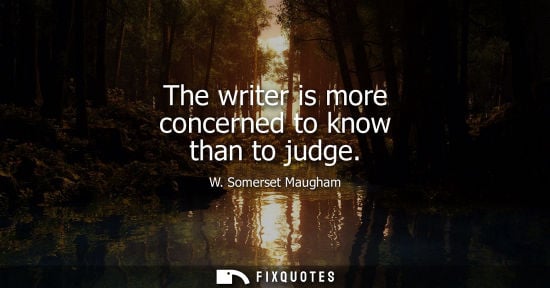 Small: The writer is more concerned to know than to judge
