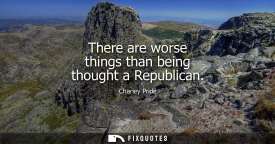 Small: There are worse things than being thought a Republican