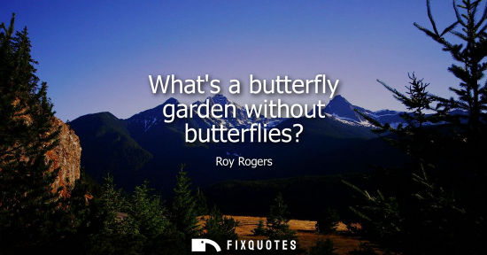 Small: Whats a butterfly garden without butterflies?