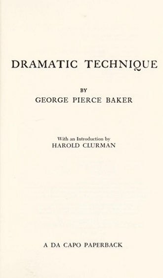 Dramatic Technique, Tiny