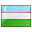 Uzbekistani Flag